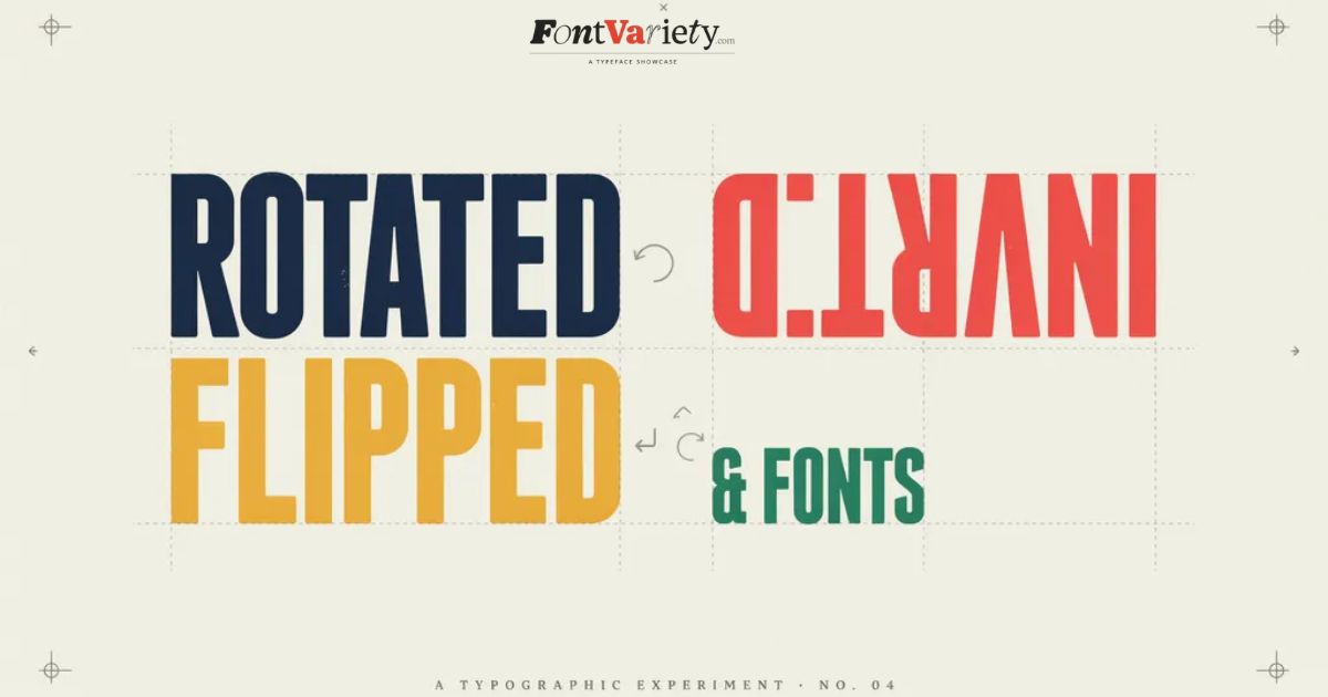 Flipped Fonts