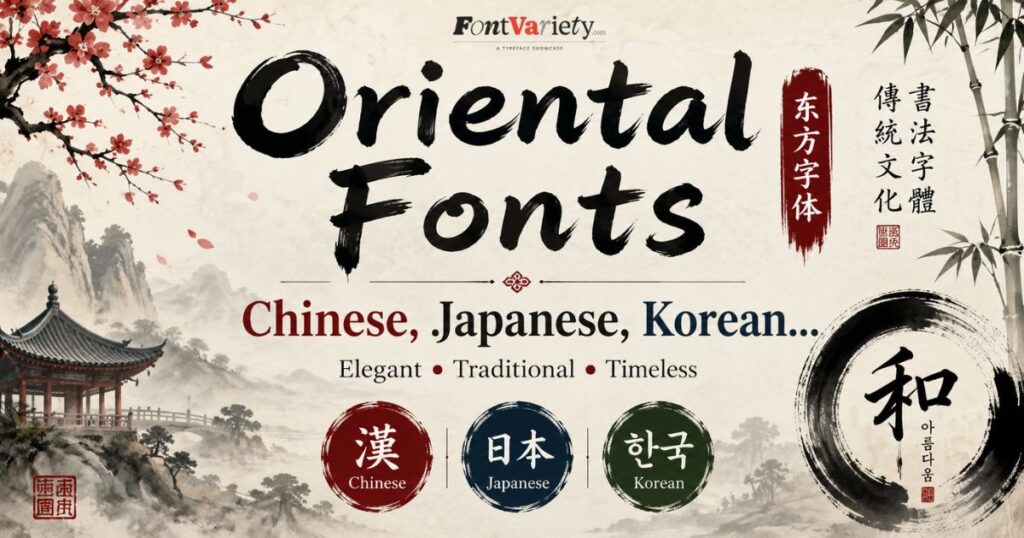 Oriental Fonts