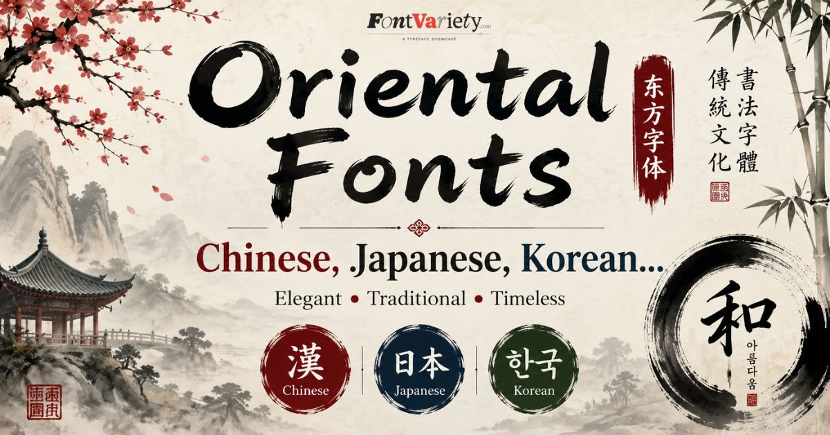 Oriental Fonts