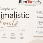 Simple and Minimalistic Fonts