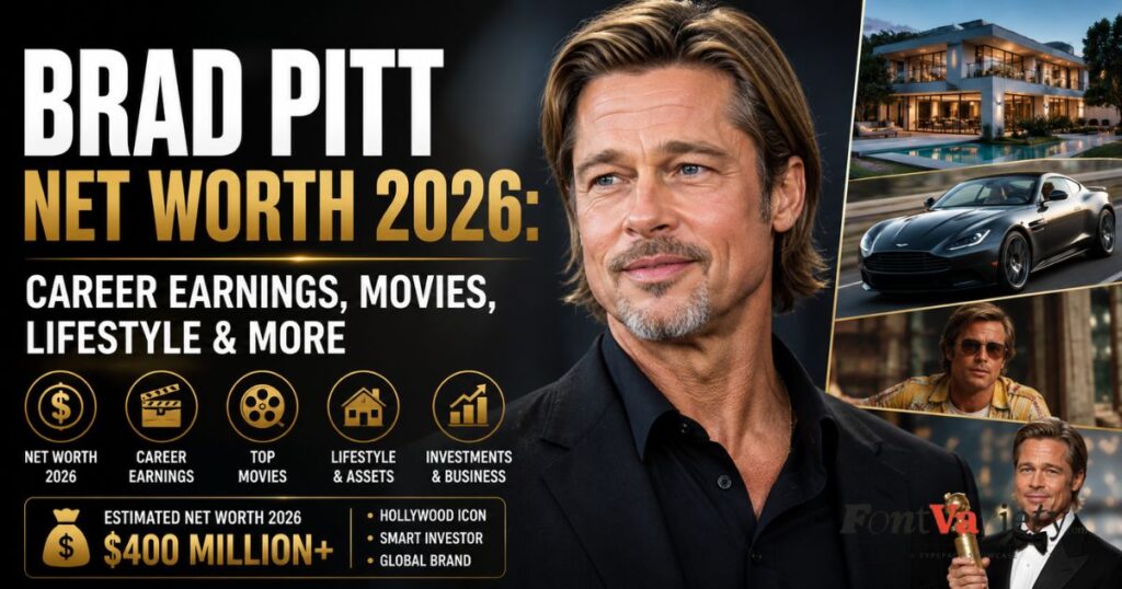Brad Pitt Net Worth 2026