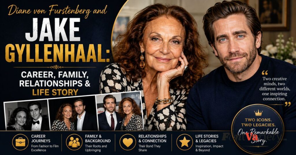 Diane von Furstenberg and Jake Gyllenhaal