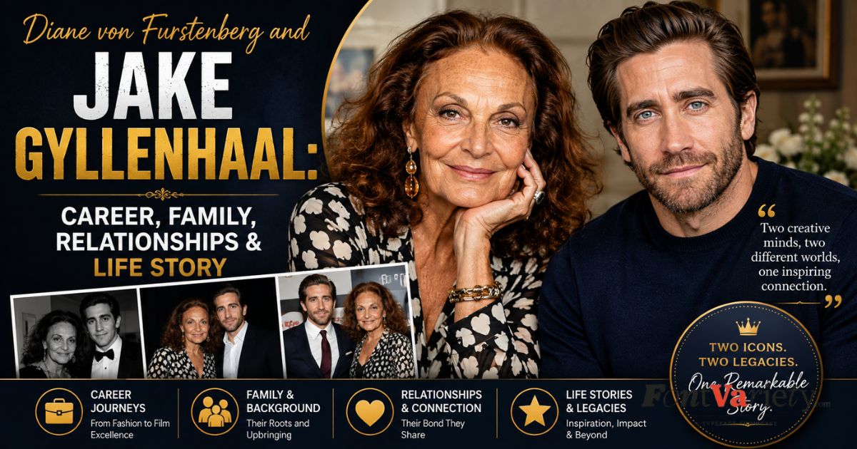 Diane von Furstenberg and Jake Gyllenhaal