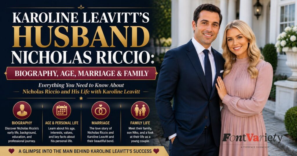 Karoline Leavitt’s Husband Nicholas Riccio