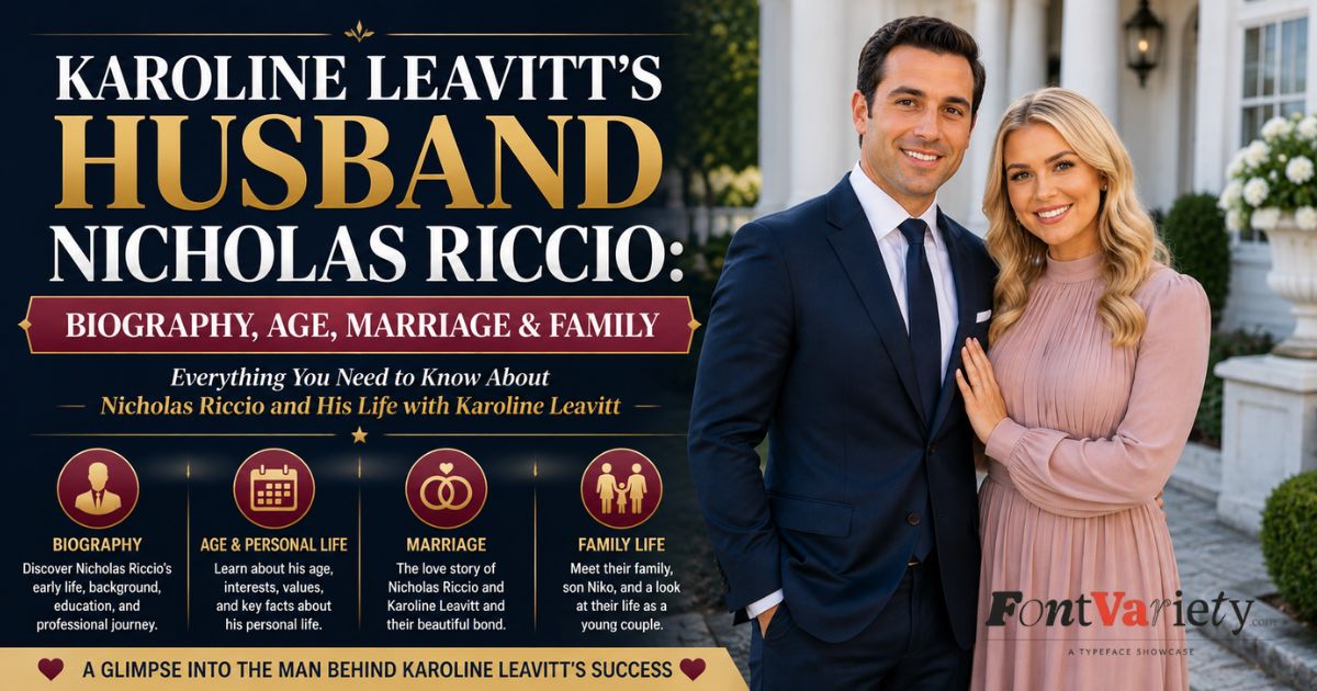 Karoline Leavitt’s Husband Nicholas Riccio