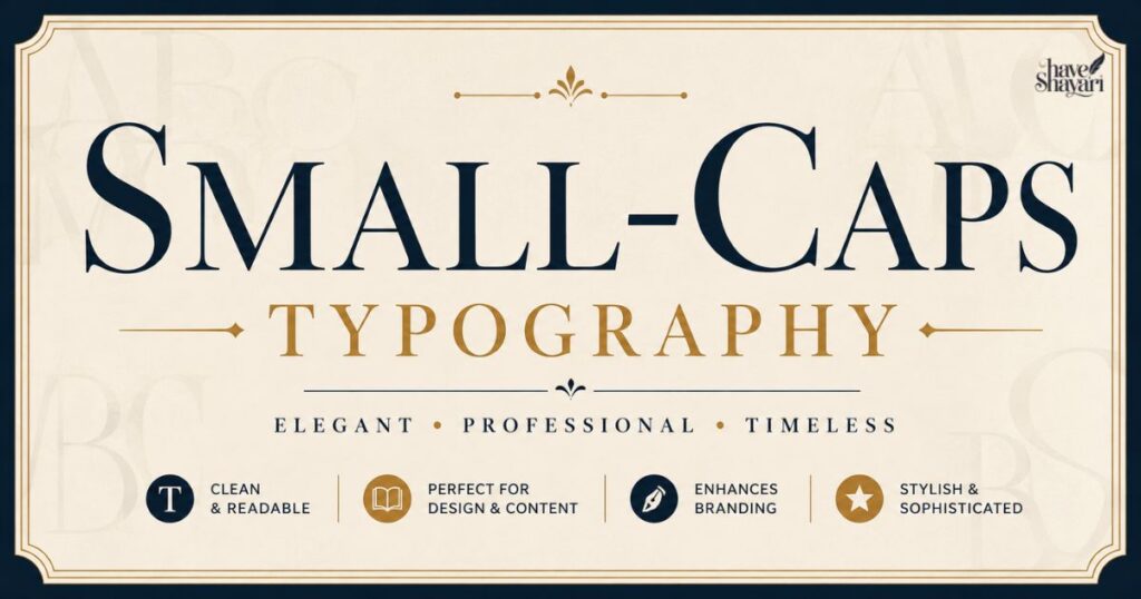 Small-Caps Typography